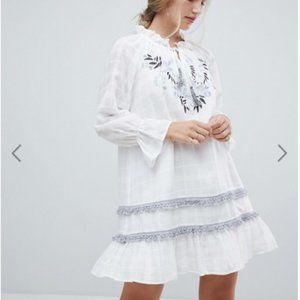 Stevie May Benita Embroidered Mini Dress XS